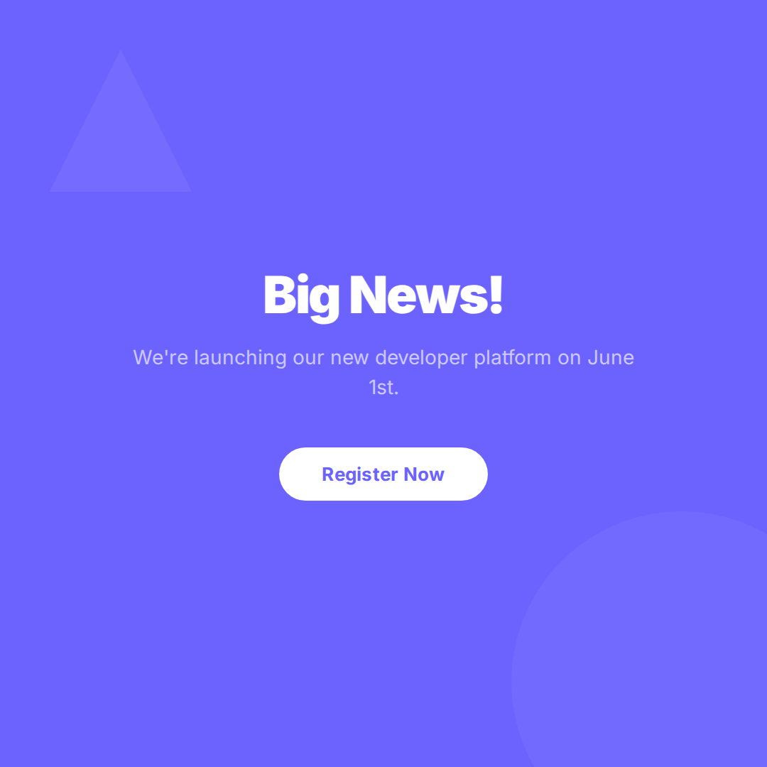 Launch / Announcement Post preview