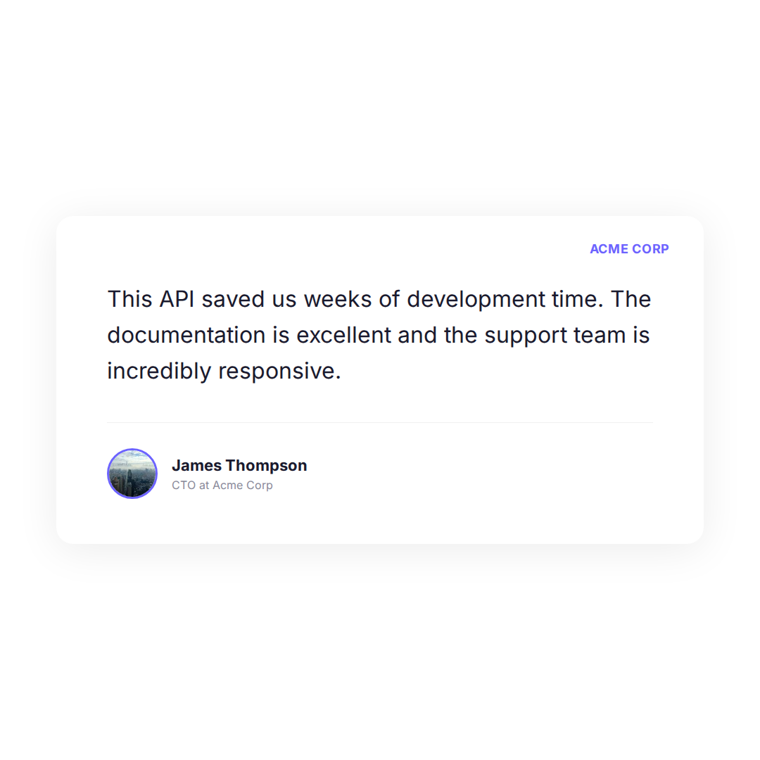 Customer Testimonial / Review preview